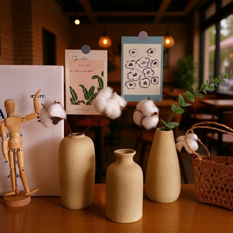 Vază modernă din ceramică pentru flori și aranjamente