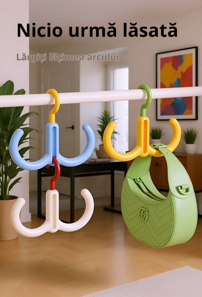 Suport pentru haine cu design compact și funcțional