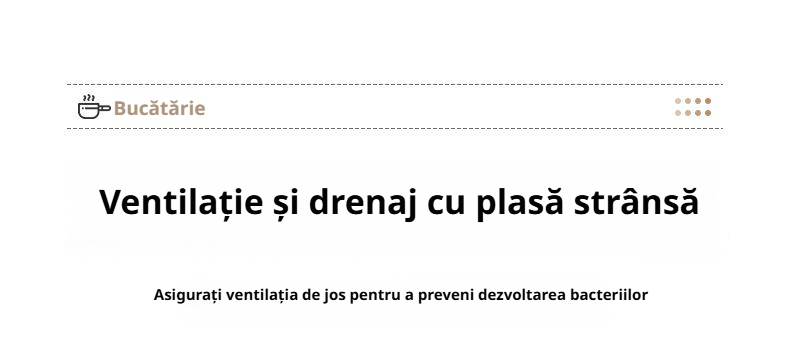 Organizator compact pentru ustensile și produse de curățenie