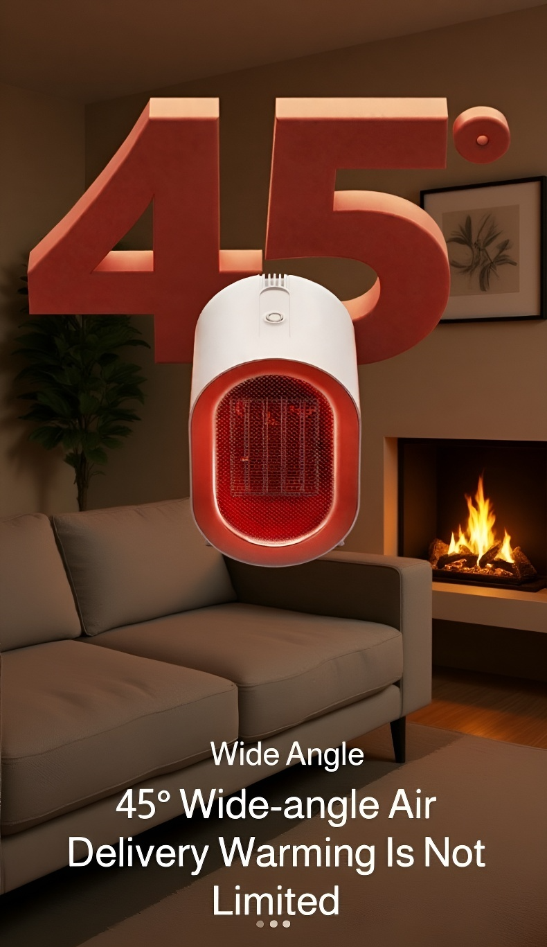 Electric heater fan with energy-saving technology
