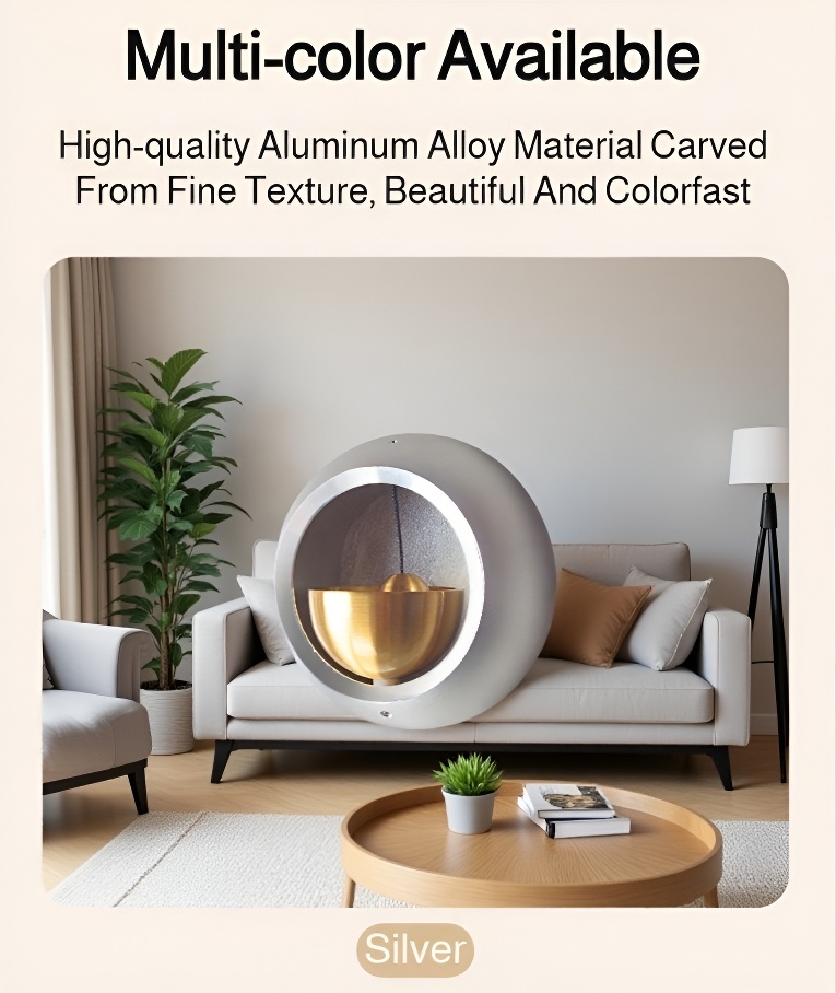 Decorative loud reminder doorbell in brass