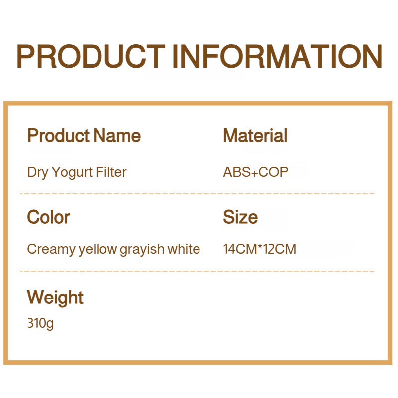 Large Capacity Whey Separation Cold Brew Yogurt Strainer