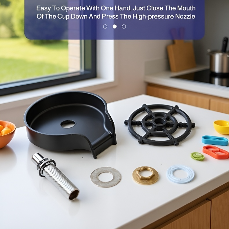 Stainless Steel High-Pressure Cup Washer for Kitchen