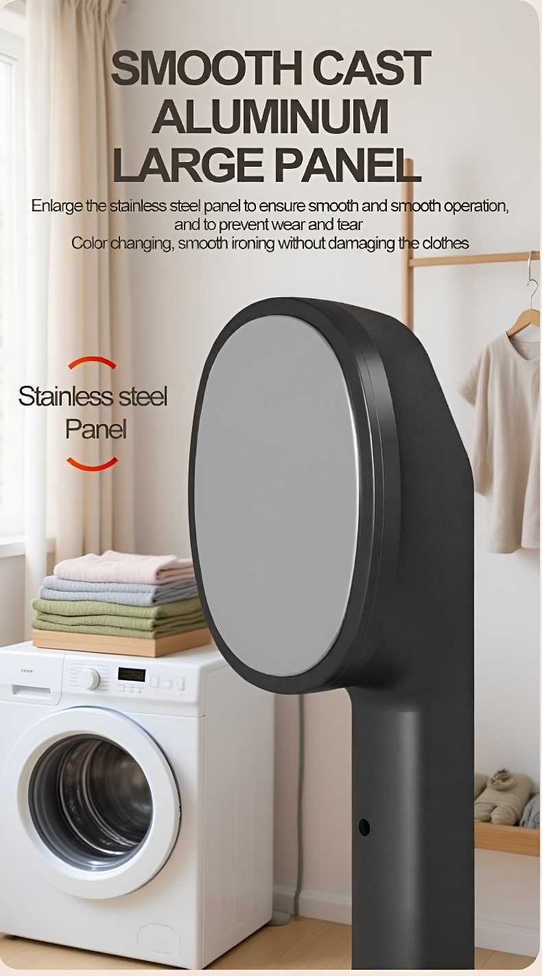 Handheld fabric steamer for easy ironing