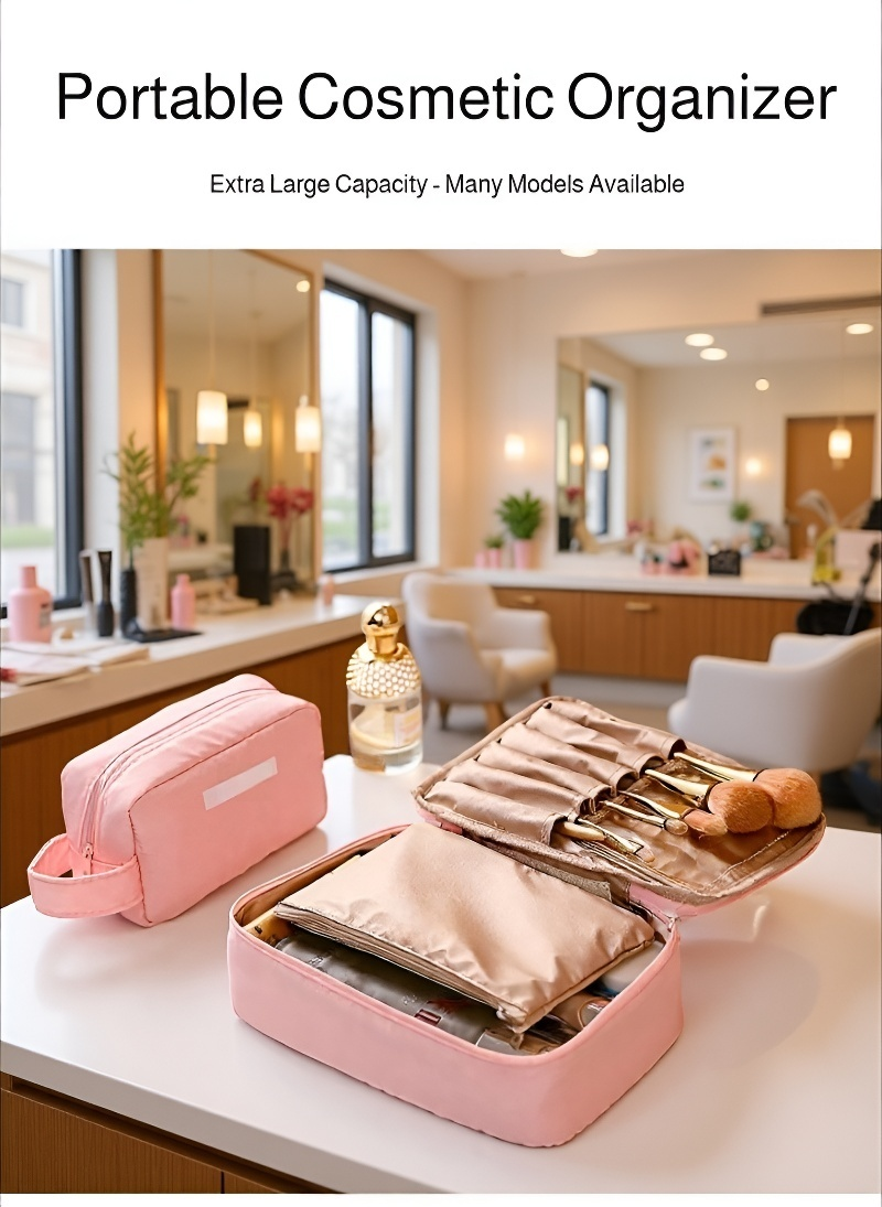 Portable Large Capacity Waterproof Makeup Bag for Travel