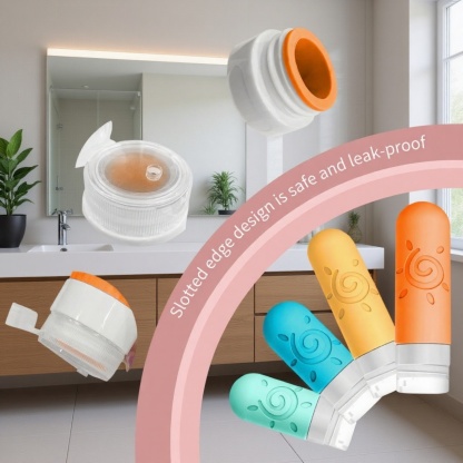 LeakProof Silicone Container Wash Bottle Portable Squeeze Travel LeakProof