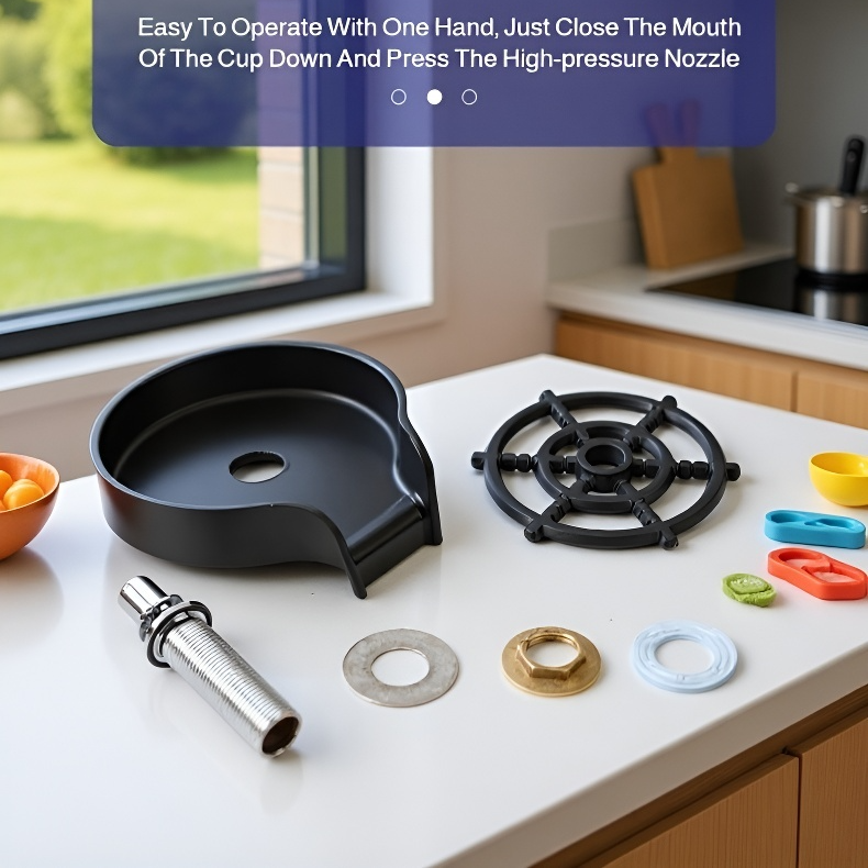 Easy to use kitchen cup washer