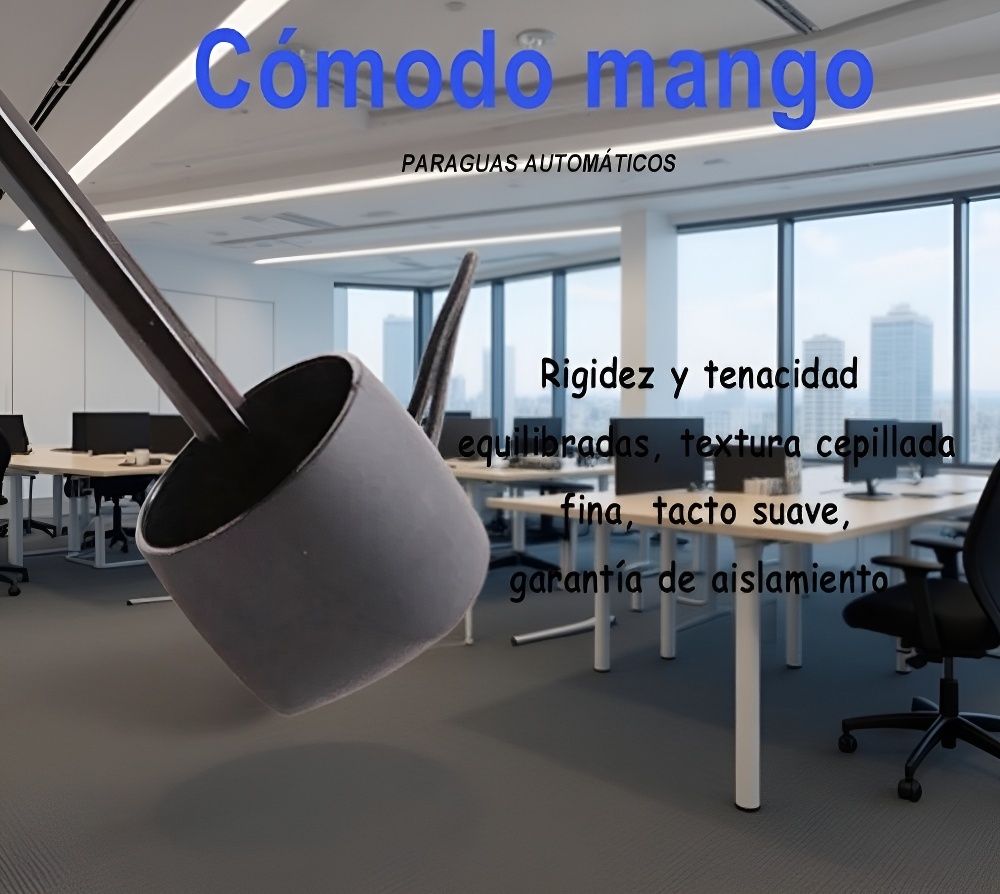 Unique color-changing effect on the flower umbrella in the rain