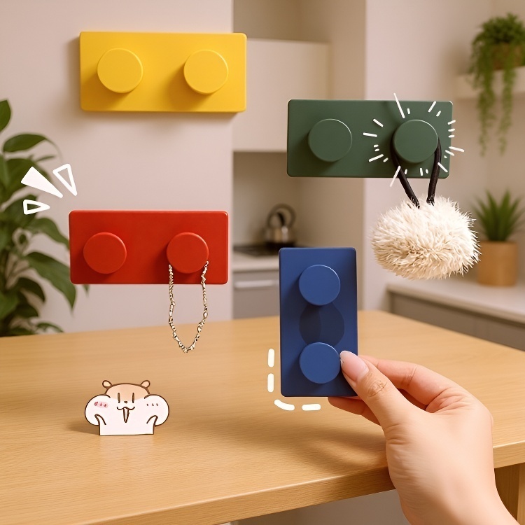  Creative Heavy-Duty No-Trace Adhesive Hook for Home Use