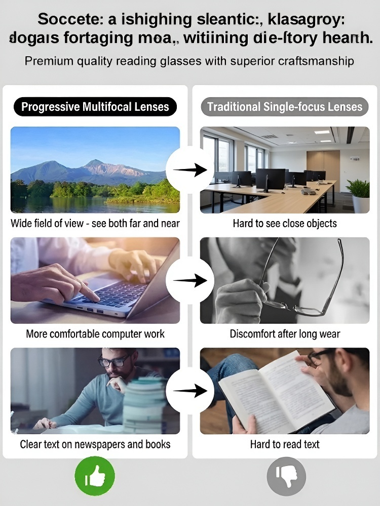 Rochester Series Intelligent Auto-Focus Glasses | German Smart Zoom Tech | Ultralight Titanium Alloy | Anti-Blue Light Protection 👓🛡️