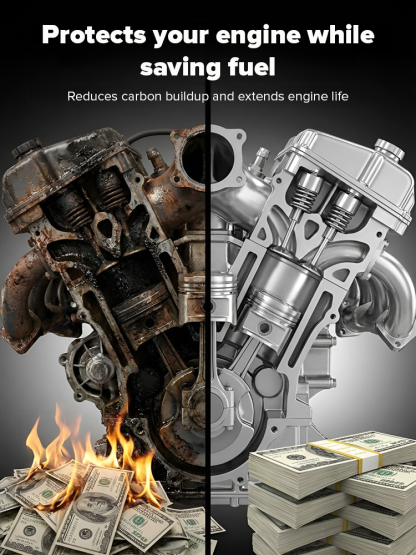 Premium Fuel Sink Optimizer - Ex-Engineer Designed - Reclaims 40% Wasted Gas - 1-Second Plug & Play ⛽ 50% OFF Official Fuel Saver + 180-Day Risk-Free Trial 🎁📉