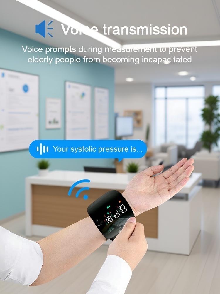 Medical Grade Smart Blood Pressure Monitor | Japanese Sensor High Precision | Wireless Upper Arm Cuff with Large Color Screen 🩺❤️