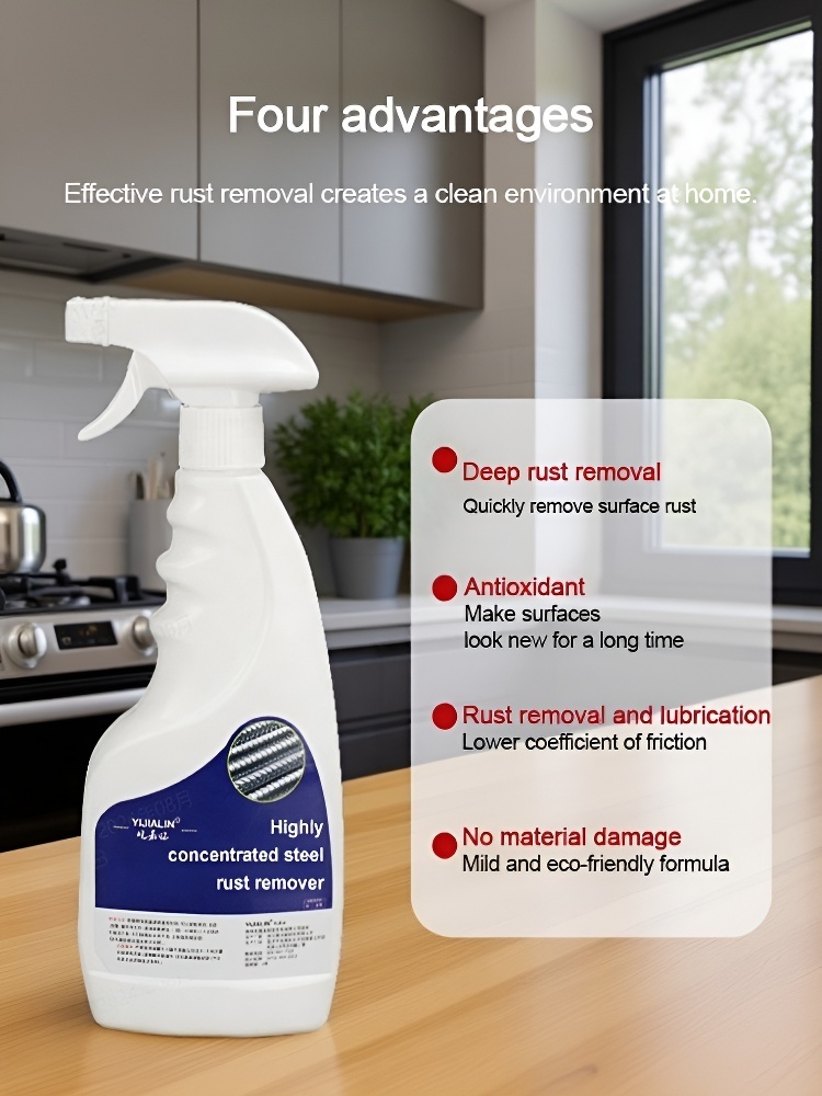 Heavy Duty Instant Rust Remover Spray | Industrial Grade Formula for Metal Restoration | 10 Year Long Lasting Protection | 🛡️ ✨