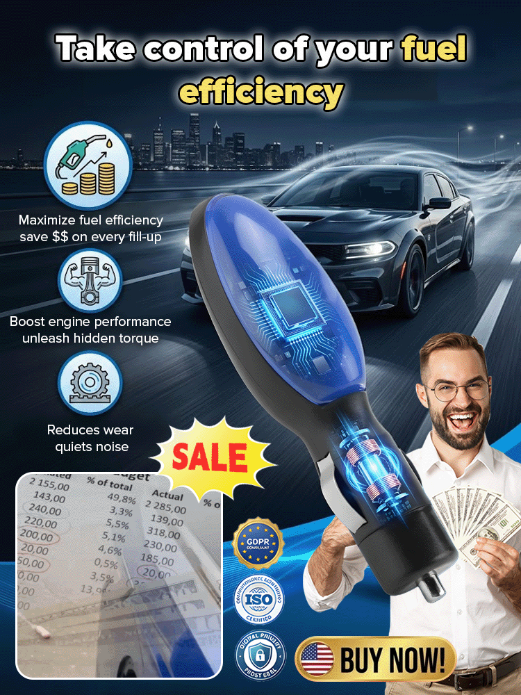 Premium Fuel Sink Optimizer - Ex-Engineer Designed - Reclaims 40% Wasted Gas - 1-Second Plug & Play ⛽ 50% OFF Official Fuel Saver + 180-Day Risk-Free Trial 🎁📉