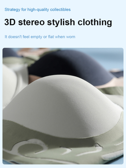 [Look 10kg Slimmer Instantly] 3D Contrast Wireless Bra 💖 | Visually 2 Cup Sizes Smaller | Anti-Sag Lift Effect | Seamlessly Invisible | Breathable Comfort 🌸