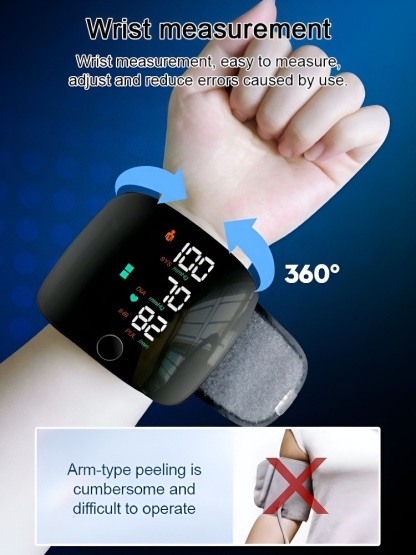 Medical Grade Smart Blood Pressure Monitor | Japanese Sensor High Precision | Wireless Upper Arm Cuff with Large Color Screen 🩺❤️