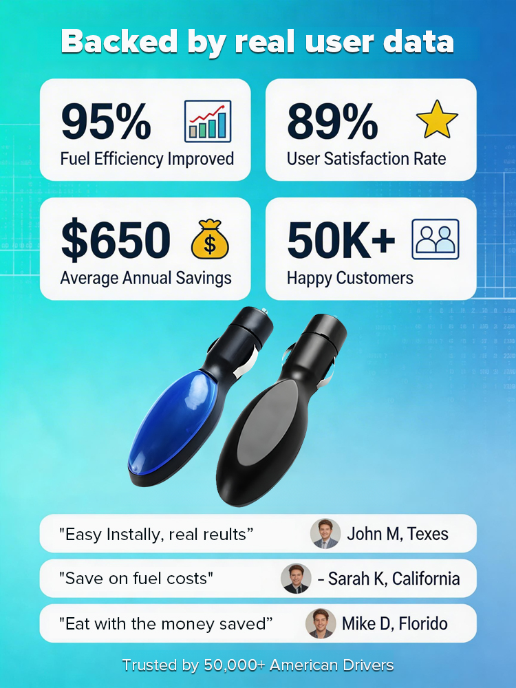 Premium Fuel Sink Optimizer - Ex-Engineer Designed - Reclaims 40% Wasted Gas - 1-Second Plug & Play ⛽ 50% OFF Official Fuel Saver + 180-Day Risk-Free Trial 🎁📉