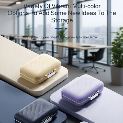 Matte Separate Pill Storage Box