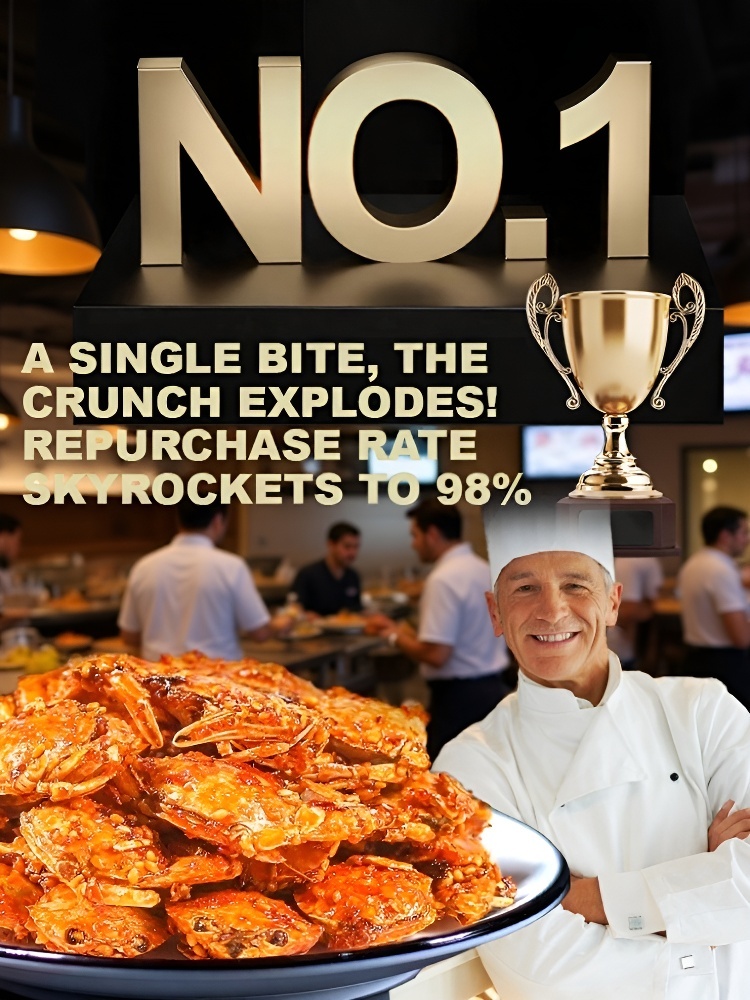 🦀 Crunch Into Wild, Spicy, High-Protein Crab—Naturally Baked for Guilt-Free Snacking