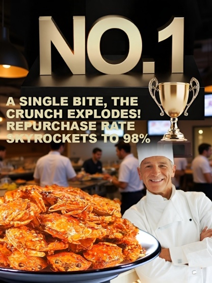 🦀 Crunch Into Wild, Spicy, High-Protein Crab—Naturally Baked for Guilt-Free Snacking