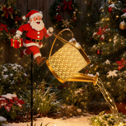 🎅Light Up Snowy Nights: Testing Santa Solar Lamp With a Holiday Discount
