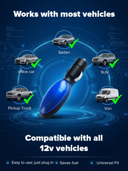 Premium Fuel Sink Optimizer - Ex-Engineer Designed - Reclaims 40% Wasted Gas - 1-Second Plug & Play ⛽ 50% OFF Official Fuel Saver + 180-Day Risk-Free Trial 🎁📉