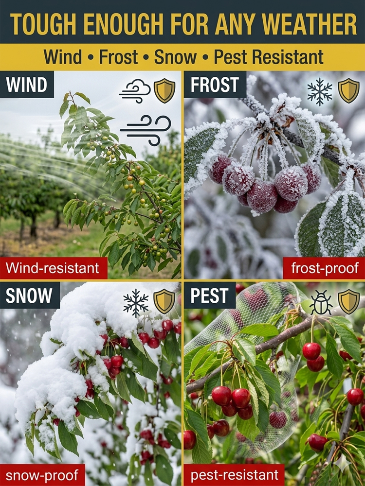 [ 100% Survival Guarantee ] Regina Sweet Cherry Tree 🍒 | 2-Year-Old Robust Sapling🌳| Harvest This May | Ideal for Balcony or Garden