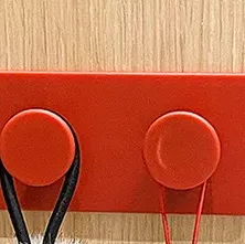 Durable wall hook for towels and utensils