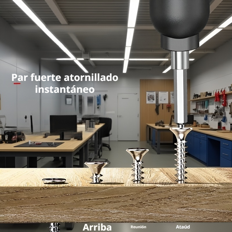 Destornillador Eléctrico Recargable para Hogar, Tamaño Pequeño