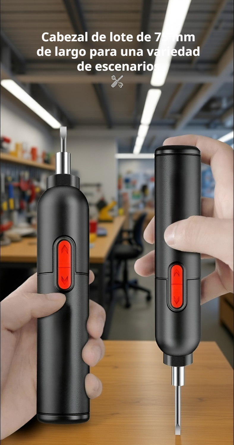 Kit de destornillador eléctrico pequeño para hogar