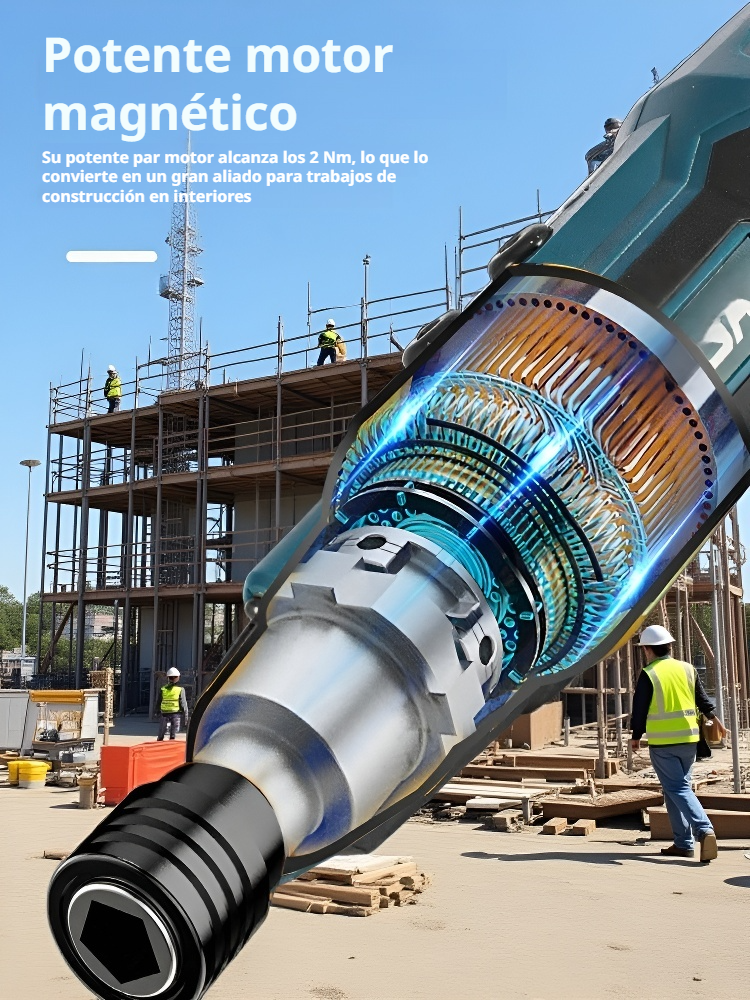  Juego profesional de destornilladores eléctricos inalámbricos de litio