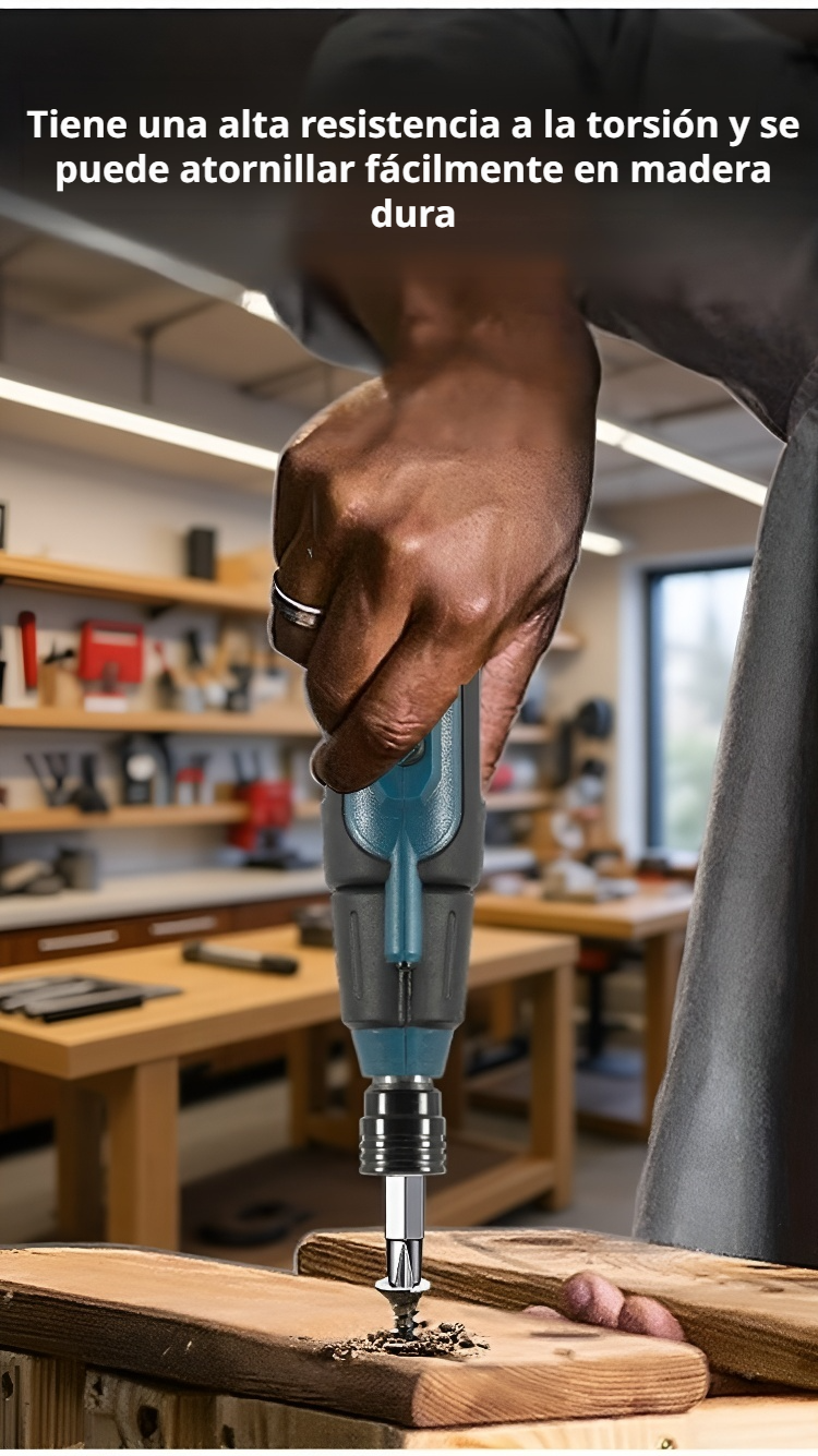 Destornillador eléctrico inalámbrico con batería de litio