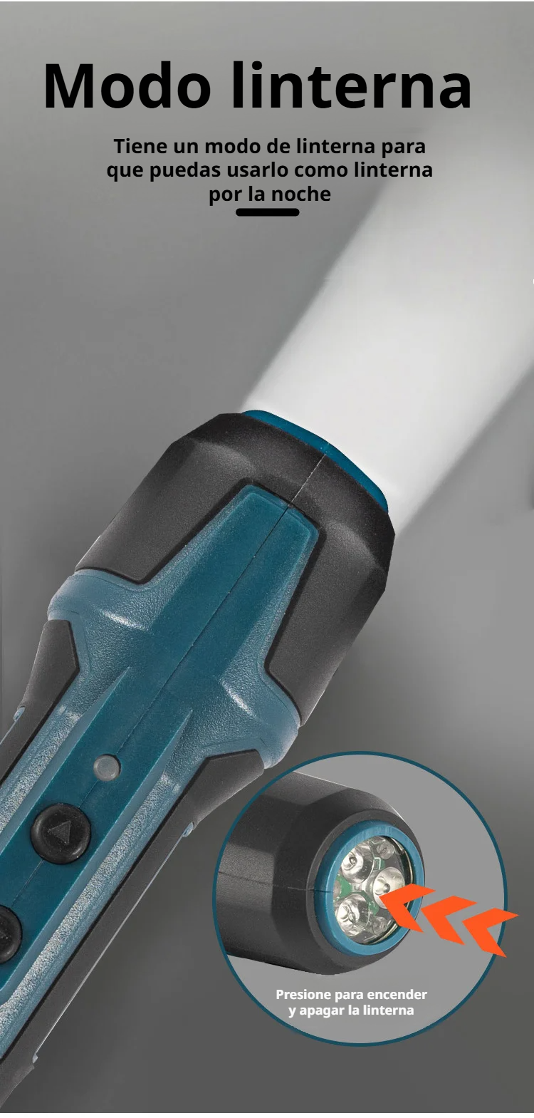 Destornillador recargable con accesorios