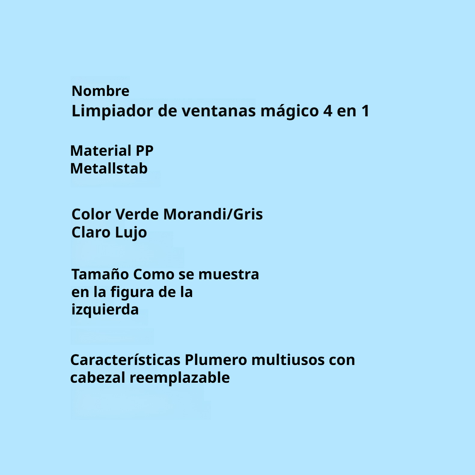 Eficiente limpiador de cristales con escurridor integrado