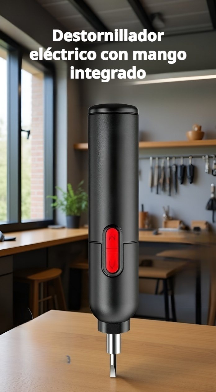 Destornillador eléctrico recargable de tamaño pequeño para hogar