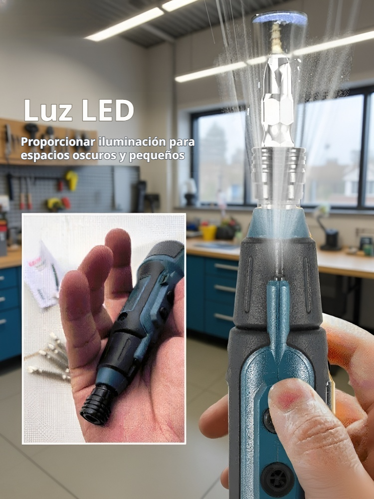  Juego profesional de destornilladores eléctricos inalámbricos de litio