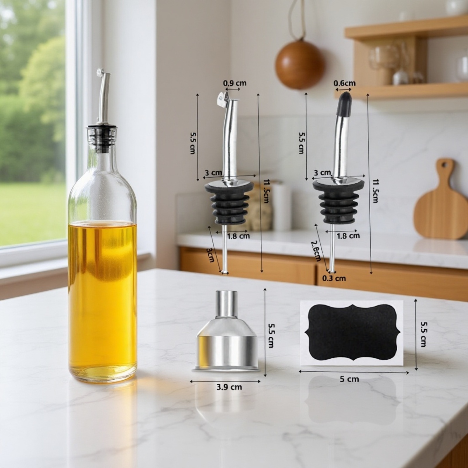 Condiment organizer set for modern kitchens