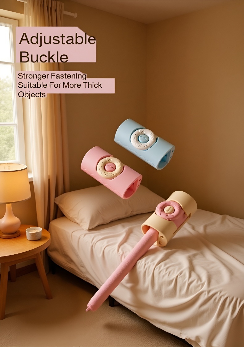 No-needle fastener being used on clothing