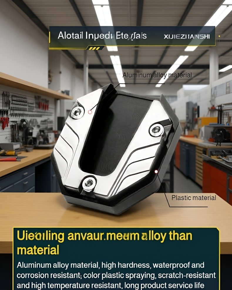 Motorcycle Anti-Slip Kickstand Pad