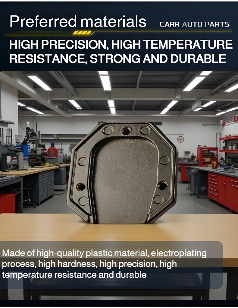 Heavy-duty anti-slip pad for motorcycle safety