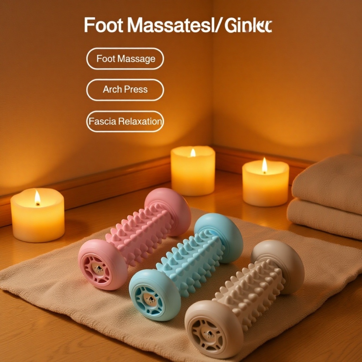 Ergonomic Foot Massage Roller for Home Exercise