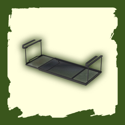  Expandable Under Cabinet Hanging Rack for Kitchen