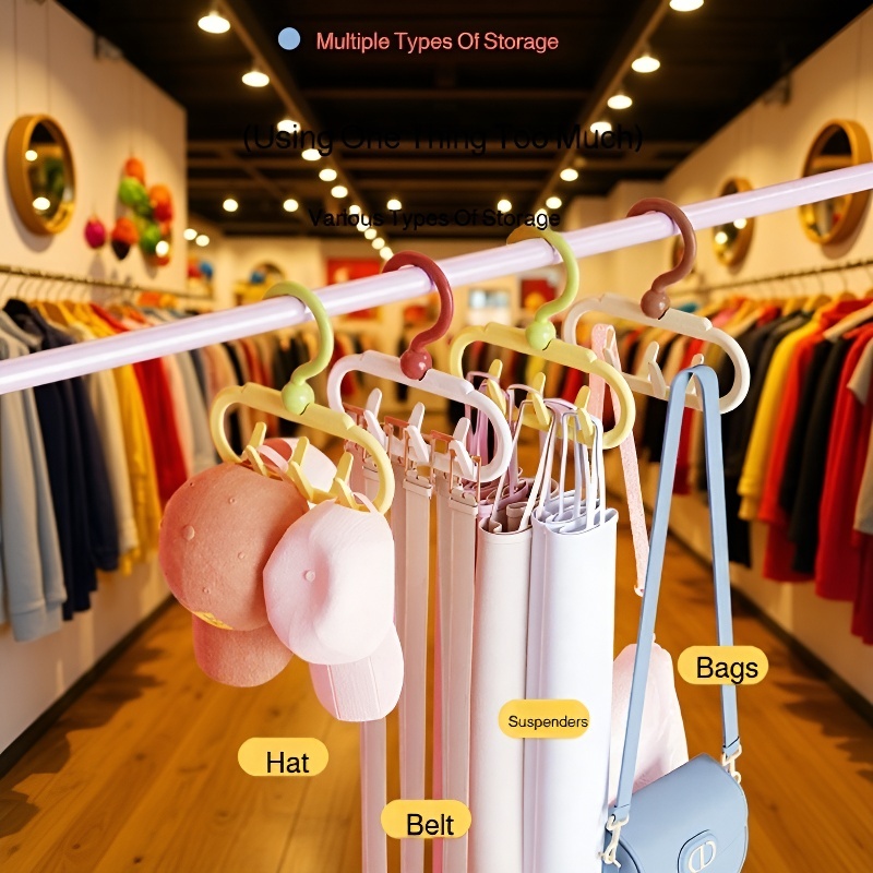Closet organization with dopamine inspired hanger