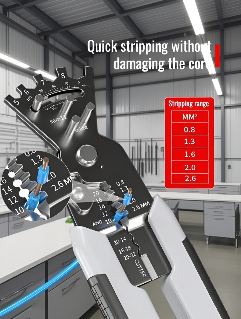 Precision wire stripping tool for professionals