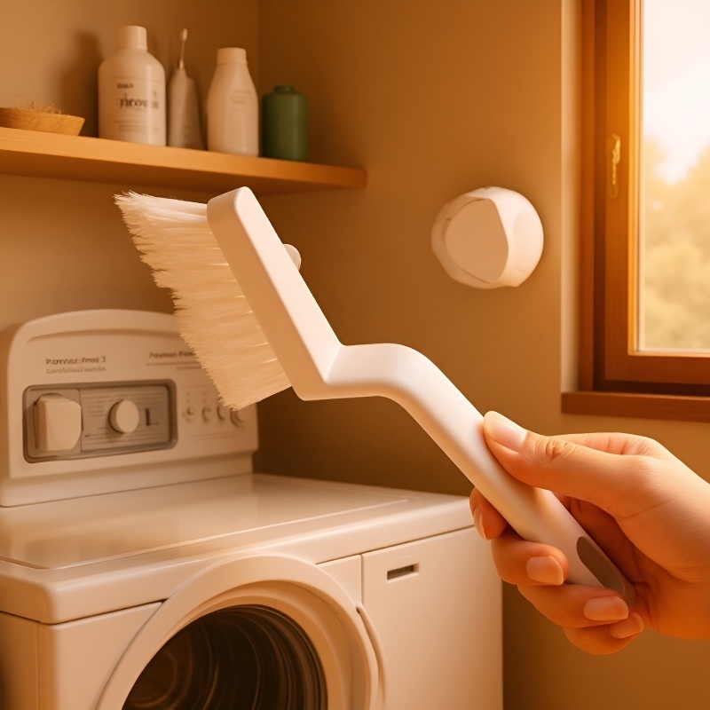 Household Corner Crevice Brush with Stiff Nylon Bristles