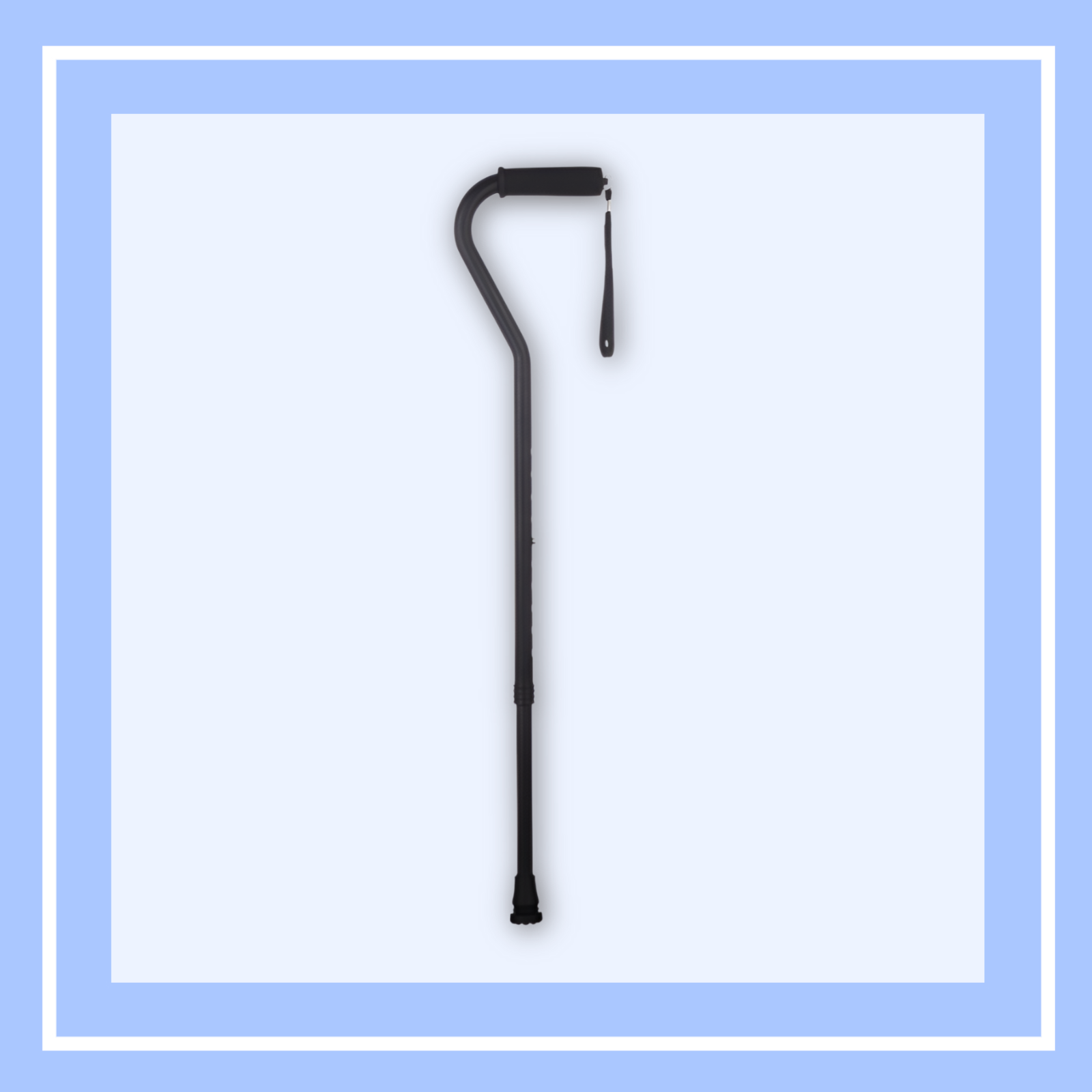 Ultra-light Adjustable Aluminum Alloy Crutch with Curved Handle