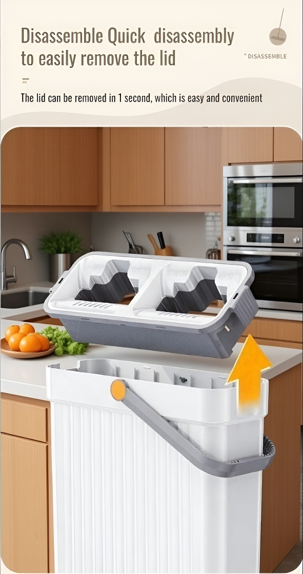 Easy-to-use flat mop for quick home floor cleaning