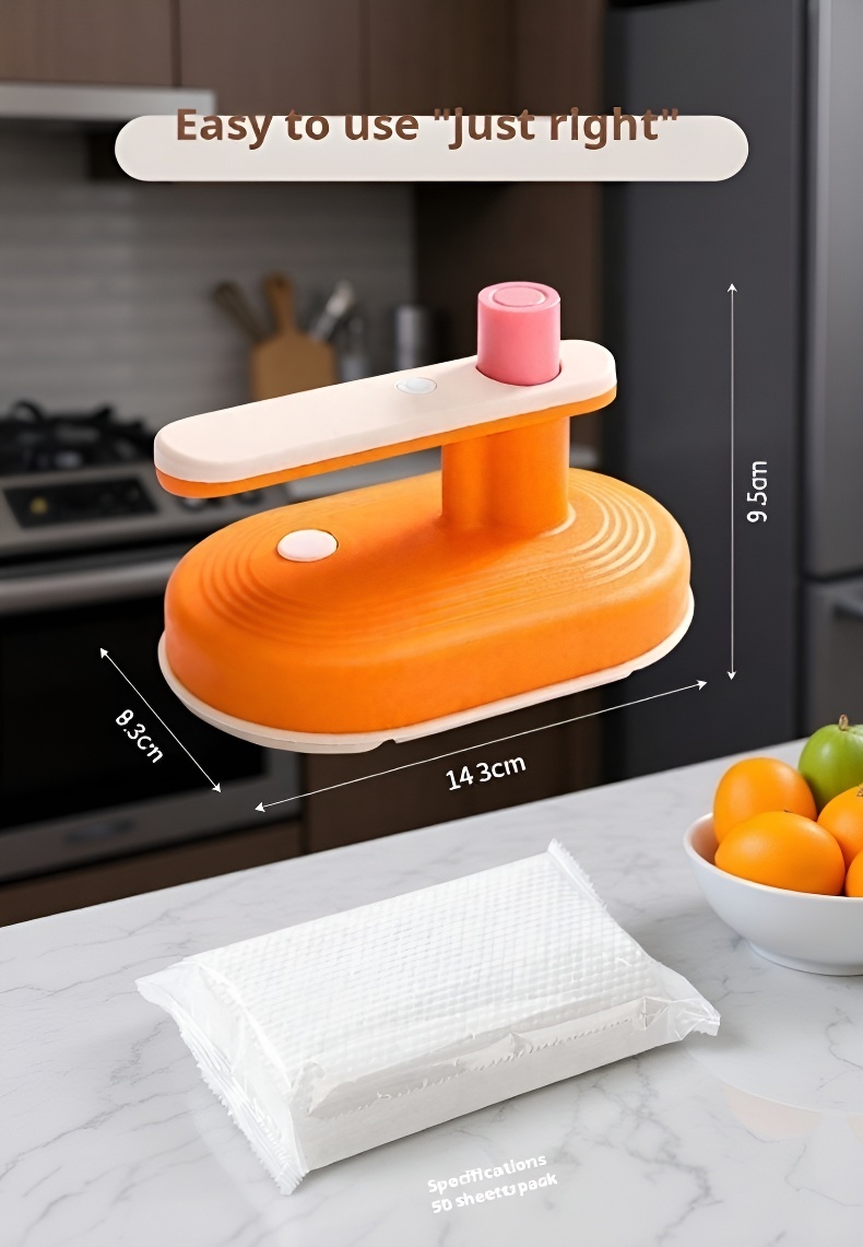 Kitchen degreaser wipe removing stubborn grease stains