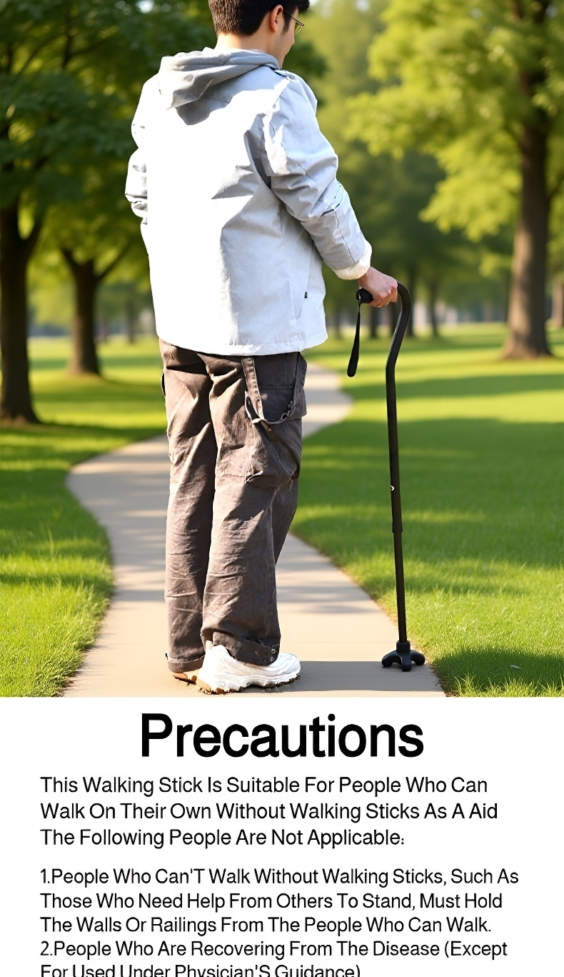 Anti-slip foot design on crutch