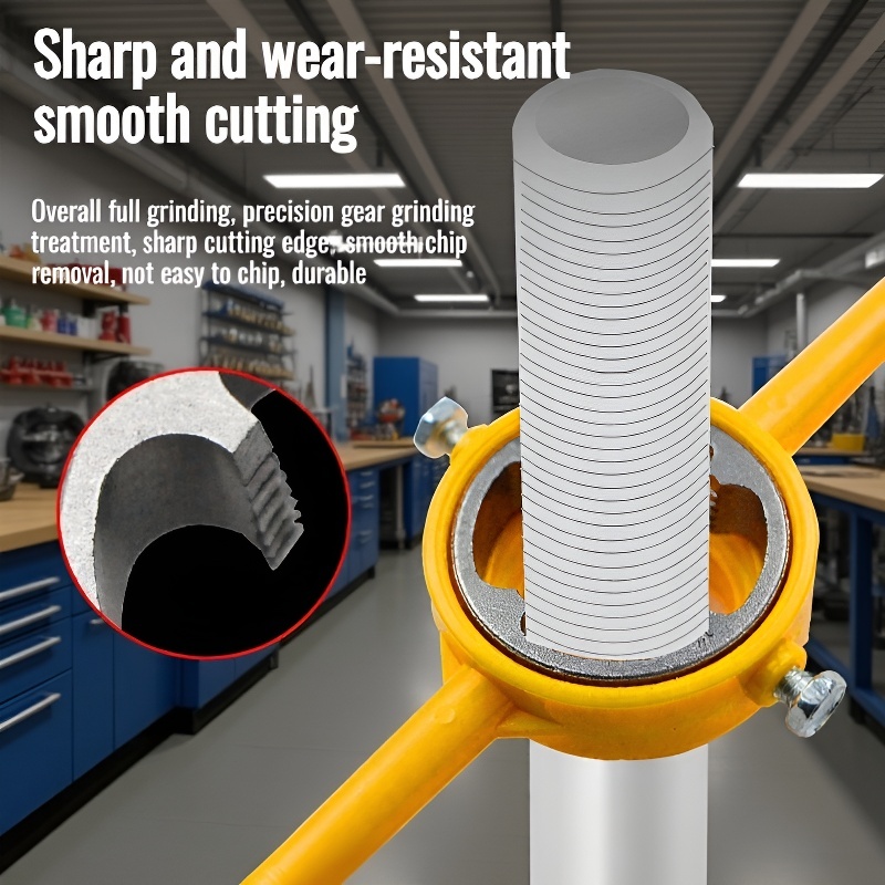 Threaded wrench for plumbing repairs